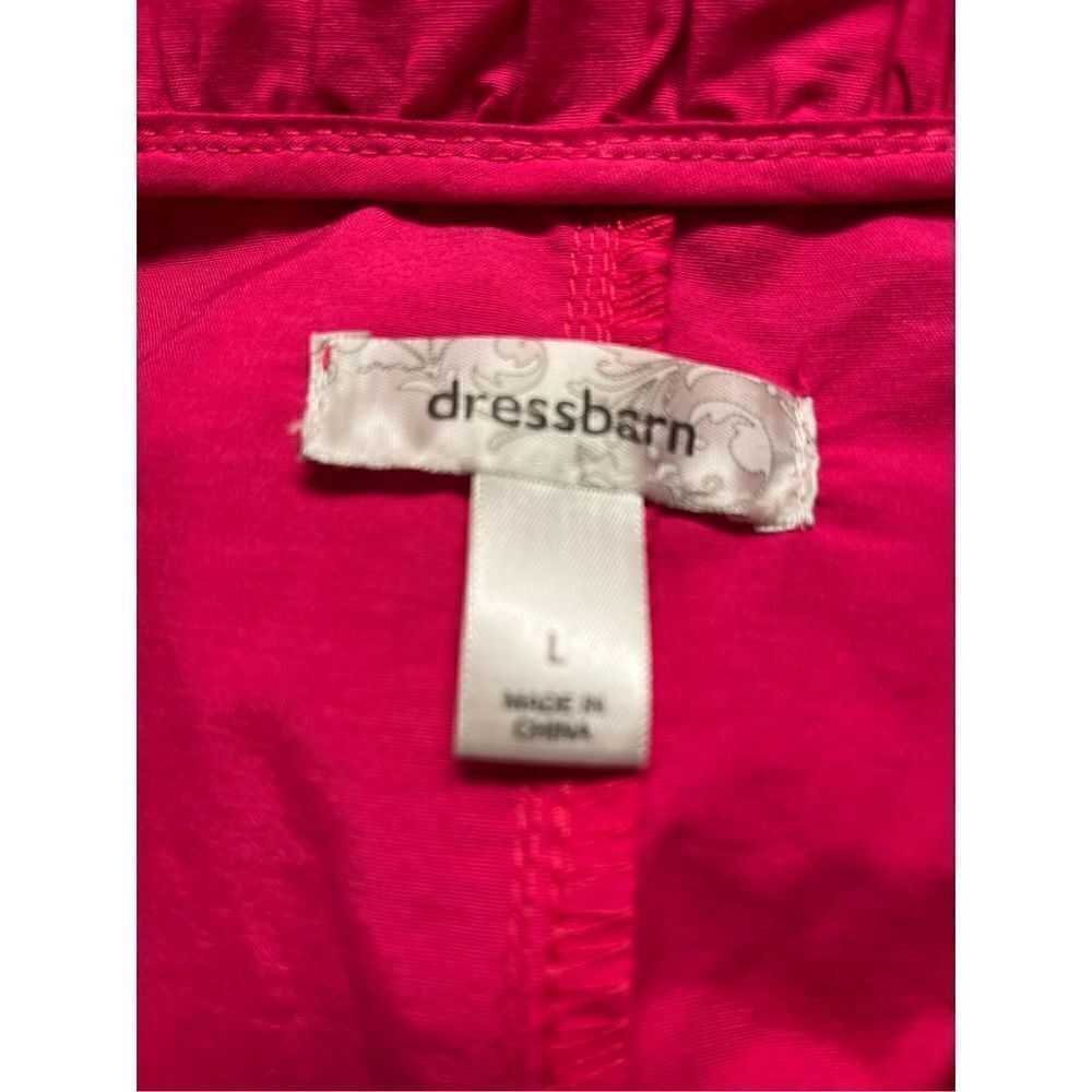 Dress barn jacket deep pink zip front sz large - Picture 5 of 5